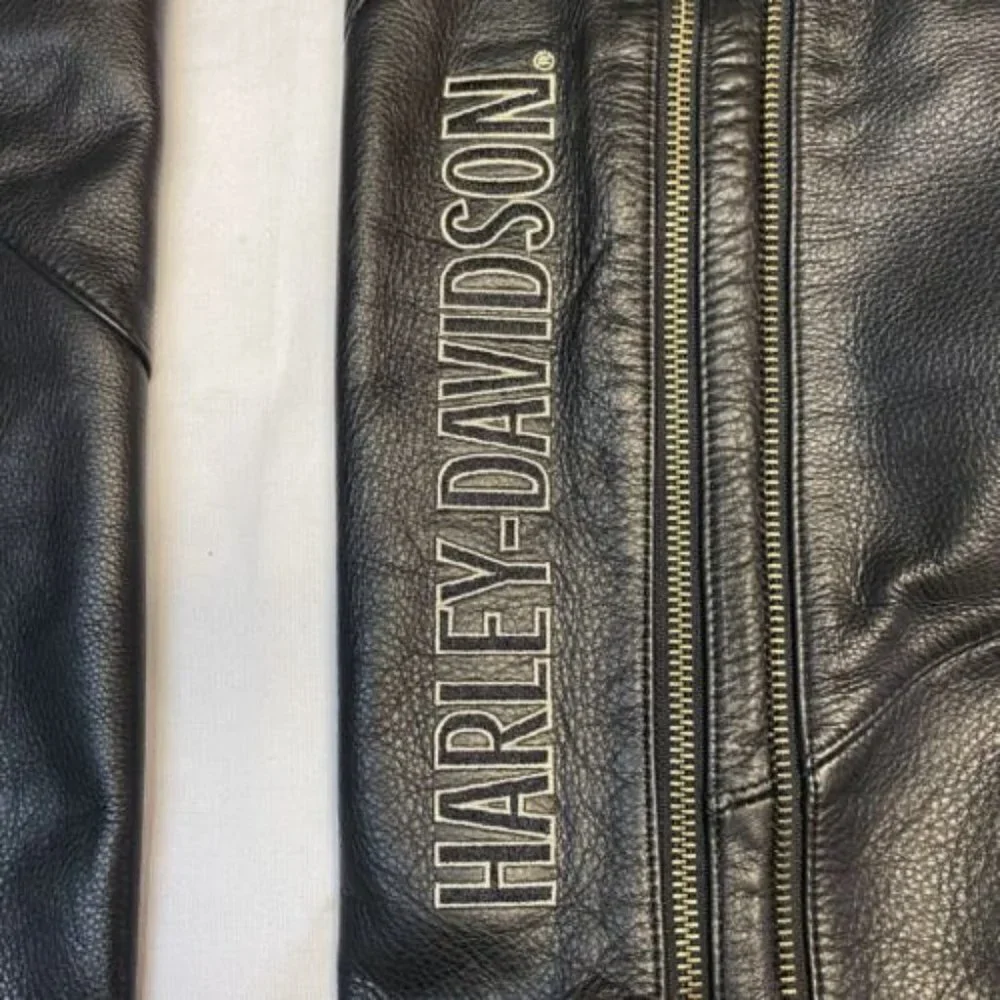 Harley-Davidson Women's Deluxe lined Leather Chaps Black XL EUC​​​​​​​ - Picture 3 of 6